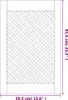 vidaXL Dveře šatní skříně 2 ks. Mřížkový design 39,5x61,5 Náhled obrázku produktu 7
