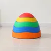 KIK KX3173 Set van 5 balansstenen in regenboogkleuren Productafbeelding-voorbeeld 2