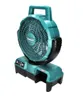 Makita CF001GZ, Domáci lopatkový ventilátor, Čierna, Modrá, Náhľad obrázku produktu 3