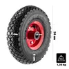 KADAX Schubkarrenrad 260 x 85 mm, Luftreifen 3.00-4 auf Produktbild-Vorschau 2