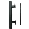 Poignée de porte coulissante noir mat, style rétro et loft Voir les images du produit 3