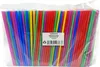 750x Trinkhalme Strohhalme Kunststoff PP Mehrweg bunt Produktbild-Vorschau 2