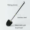 Klobürste Wandmontage WC Bürste Toilettenbürste WC Garnitur Produktbild-Vorschau 4