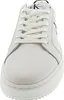 A close-up, front-facing view of a white Calvin Klein sneaker. Podgląd zdjęcia produktu