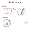 kalb | Set de 3 spots LED encastrables pour meubles, y Voir les images du produit 6