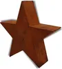 Rostikal Weihnachtsdeko Garten Stern 50 cm Deko Weihnachten Produktbild-Vorschau 1