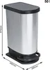 Poubelle à pédale PASO 50l DxH670mm TPE Voir les images du produit 15