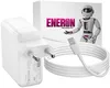 A white power adapter and USB-C cable are displayed next to a box with a robot graphic and brand logo. Podgląd zdjęcia produktu