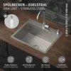 Zlewozmywak kuchenny ML-Design z wyciąganym odpływem i Podgląd zdjęcia produktu 2