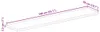 vidaXL Tischplatte 140x50x2,5 cm Rechteckig Altholz Massiv Produktbild-Vorschau 7