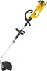 A yellow and black electric string trimmer on a white background. Produktbild-Vorschau