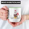 Trendation - Huhn Hühner Herzschlag Tasse Geschenk für Produktbild-Vorschau 2