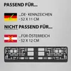 2 Stück Kennzeichenhalter in Schwarz Nummernschild Produktbild-Vorschau 6