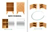5Five jednoduše inteligentní koupelnové skøíòky modul MDF Náhled obrázku produktu 11