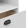 The Living Store Bücherschrank VIKEN Weiß 60x35x123 cm Produktbild-Vorschau 10
