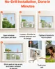 SucceBuy Katzenklappe für Fensterbreiten von 787-914 mm, Produktbild-Vorschau 5
