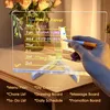 LED Notiztafel mit 7 Farben und St?nder, Leuchtendes Led Produktbild-Vorschau 2