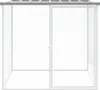 vidaXL Klec pro kuřata se střechou Světle šedá 103x98x90 cm Náhled obrázku produktu 3