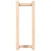 vidaXL Portasciugamani 23x18x60 cm in legno di pino Anteprima dell’immagine prodotto 5