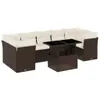 Modulares Garten-Sofa-Set, 8-teilig, mit verstellbarem Produktbild-Vorschau 1