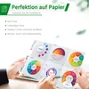 Hands holding a brochure with infographics. Produktbild-Vorschau