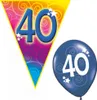 Set Geburtstag Luftballons und Girlande 40 Jahre Größe: Produktbild-Vorschau 1