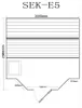 Finnische Sauna Alaska II aus Hemmlockholz 175x200x200 cm Produktbild-Vorschau 6