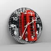 Wanduhr - Rund - Glasuhr - Großbritannien London Telefon Produktbild-Vorschau 4
