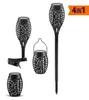 5er Set Solar Gartenfackel mit Flammeneffekt | 4 in 1 Produktbild-Vorschau 3