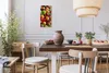 Wohnzimmer Leinwand Uhr Geräuschlos Küche 30x60 Farbige, Produktbild-Vorschau 3
