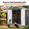 Metall-Geräteschuppen 185x182x191 cm mit Satteldach, Produktbild-Vorschau 6