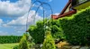 KADAX mříž "Atri", oblouk z růží, 250 cm, pergola černá Náhled obrázku produktu 2