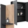 Mobile a specchio per bagno Vicco Irma Antracite/Rovere Anteprima dell’immagine prodotto 6