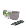 nabbi Balkonkasten aus Kunststoff DRL400PW 38,6 cm - mocca Produktbild-Vorschau 2