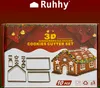Ruhhy 22905 Set 3D-uitsteekvormpjes: peperkoekhuisje Productafbeelding-voorbeeld 14