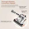 Diagram showing the filtration system and dust cup of a vacuum cleaner. Náhľad obrázku produktu