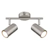 GLOBO 57914-2N, Nickel, Chrom, Metall, IP20, I, GU10, LED Produktbild-Vorschau 2
