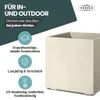 2er Set Pflanzkübel „Millennium“ 39x39x39 cm - Creme Weiß - Produktbild-Vorschau 4