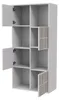 Scaffale a cubi UnboxG bianco avorio 125x30x60 cm con linee Anteprima dell’immagine prodotto 6