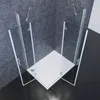Duschkabine falttür 100x80x195cm Eckeinstieg Bad Eckdusche Produktbild-Vorschau 2