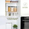 Étagère à épices Bremermann, étagère de cuisine, en bambou Voir les images du produit 3