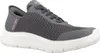 A single gray Skechers Go Walk Flex Hnds Up shoe is shown from the side against a white background. Anteprima dell’immagine prodotto
