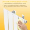 SONNI Radiateur vertical petit radiateur plat blanc Voir les images du produit 6