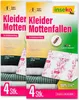 inseko 8 x Kleidermottenfallen I insektizidfrei & geruchlos Produktbild-Vorschau 2