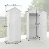 Outsunny Gartenschrank Holz extra hohe Geräteschuppen mit Produktbild-Vorschau 3