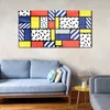 Coloray Glasbild 140x70  Wandbild Glasbilder geometrische Produktbild-Vorschau 4