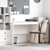 vidaXL Scrivania bianca 100 x 50 x 76 cm Anteprima dell’immagine prodotto 3