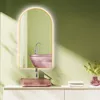 HOKO specchio da bagno ad arco LED 60x100 cm con cornice in Anteprima dell’immagine prodotto 1