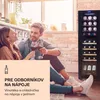 Klarstein Bovella 27 Duo+ chladnička na víno, 2 zóny, 74l, Náhľad obrázku produktu 2