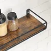 VASAGLE Wandregal, 2er Set, Schweberegal mit Stange, Produktbild-Vorschau 8